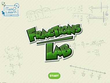 Intuitive Interaction Interfaces - Fractions Lab
